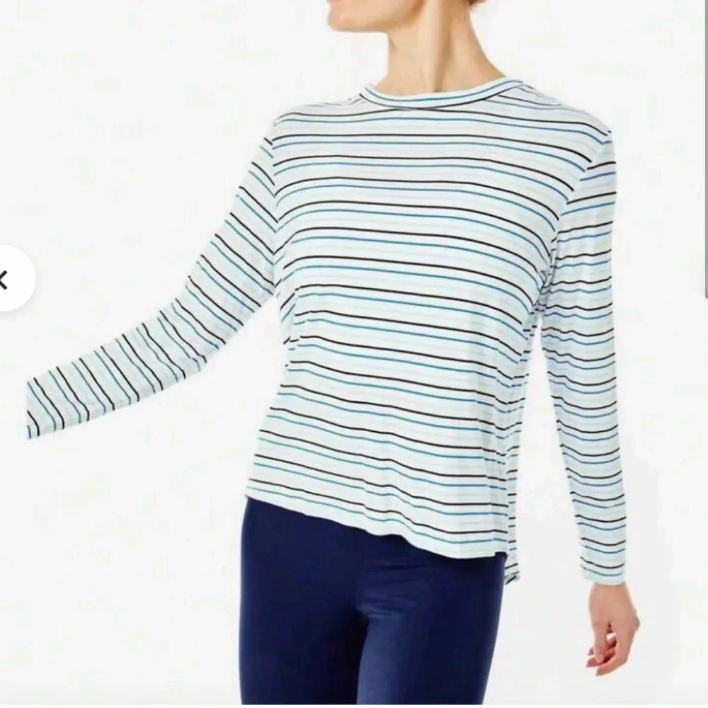 NWT Addison Bay Lightweight Long Sleeve Slit Back Too Size XL & Large